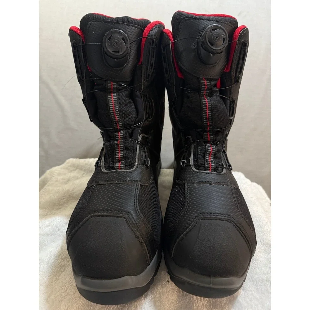 MISMATCHED Red‎ Wing Shoes Mens Black Boa Work Boots Left 10 Right 11 READ NWT